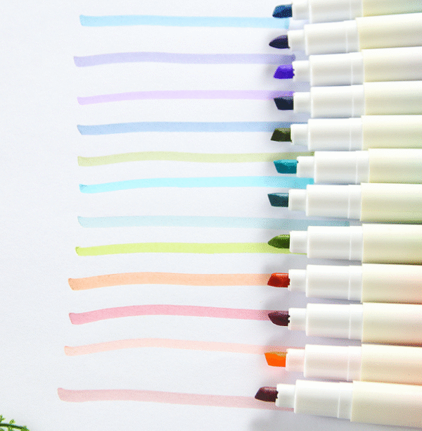 Gradient color high-capacity highlighter