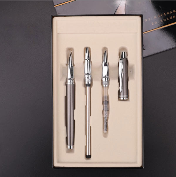 High-end metal fountain pen gift set