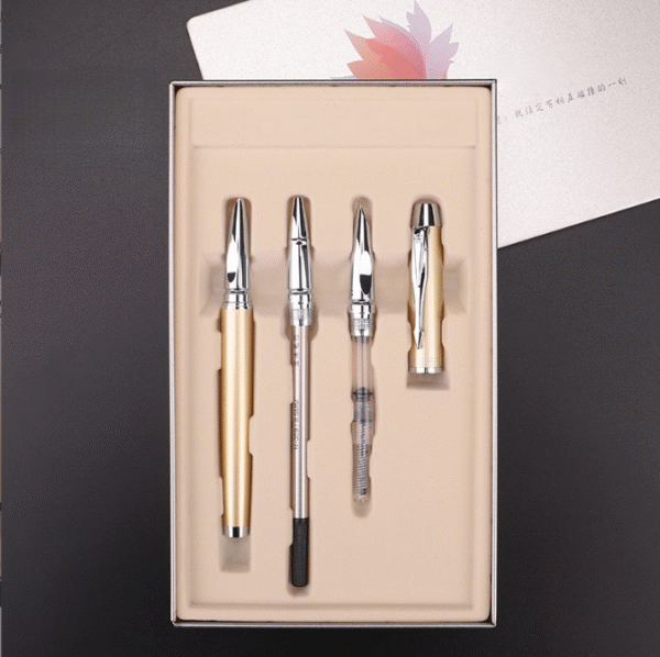 High-end metal fountain pen gift set