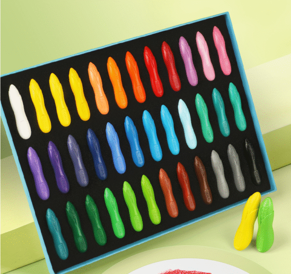 Corn crayon drawing set for children, specially designed for kindergartens, safe and non-toxic.