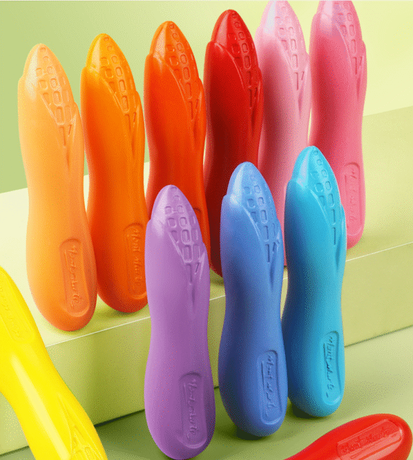 Corn crayon drawing set for children, specially designed for kindergartens, safe and non-toxic.