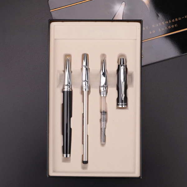 High-end metal fountain pen gift set